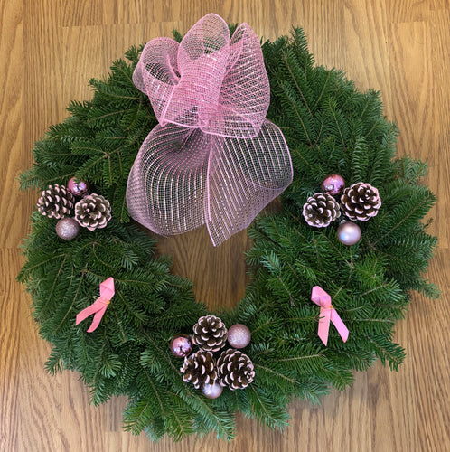 The Breast Cancer Wreath
