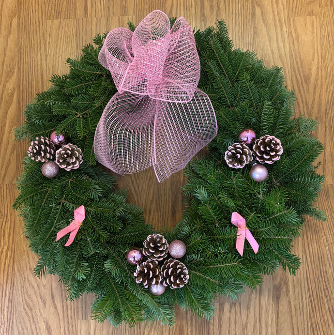 The Breast Cancer Wreath